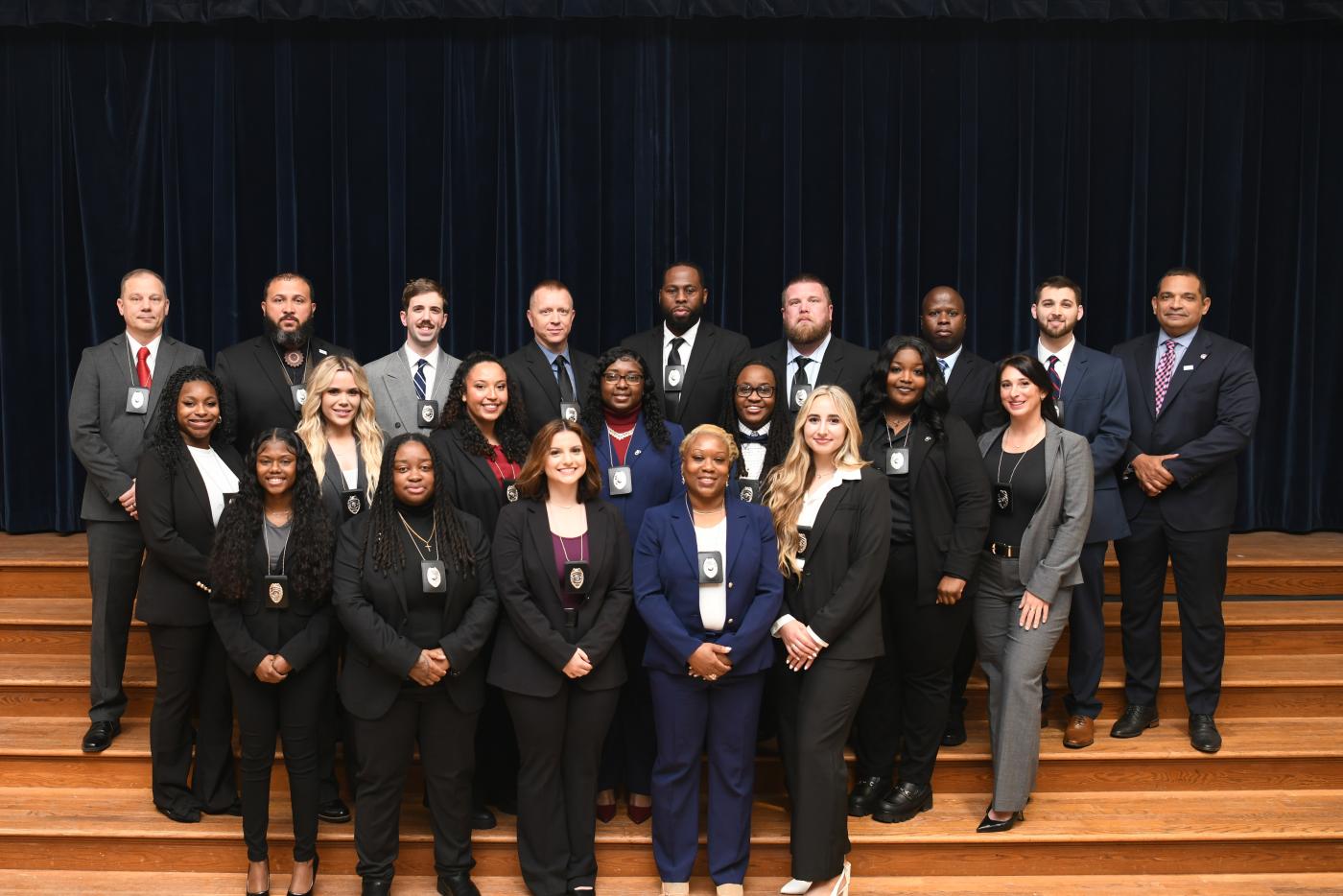 Group photo of new probation officers from Class 12