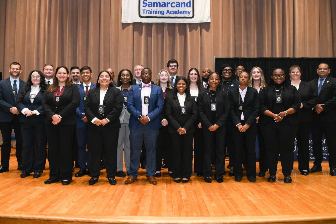 Group photo of new PPO officers in Class 4