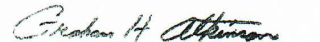 Signature of Graham H. Atkinson