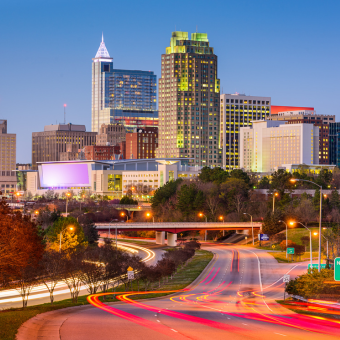raleigh skyline