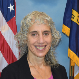 woman with grey hair