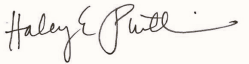 Signature of Haley E. Phillips