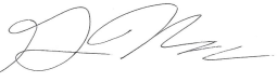 Signature of Gregory Moss Jr.