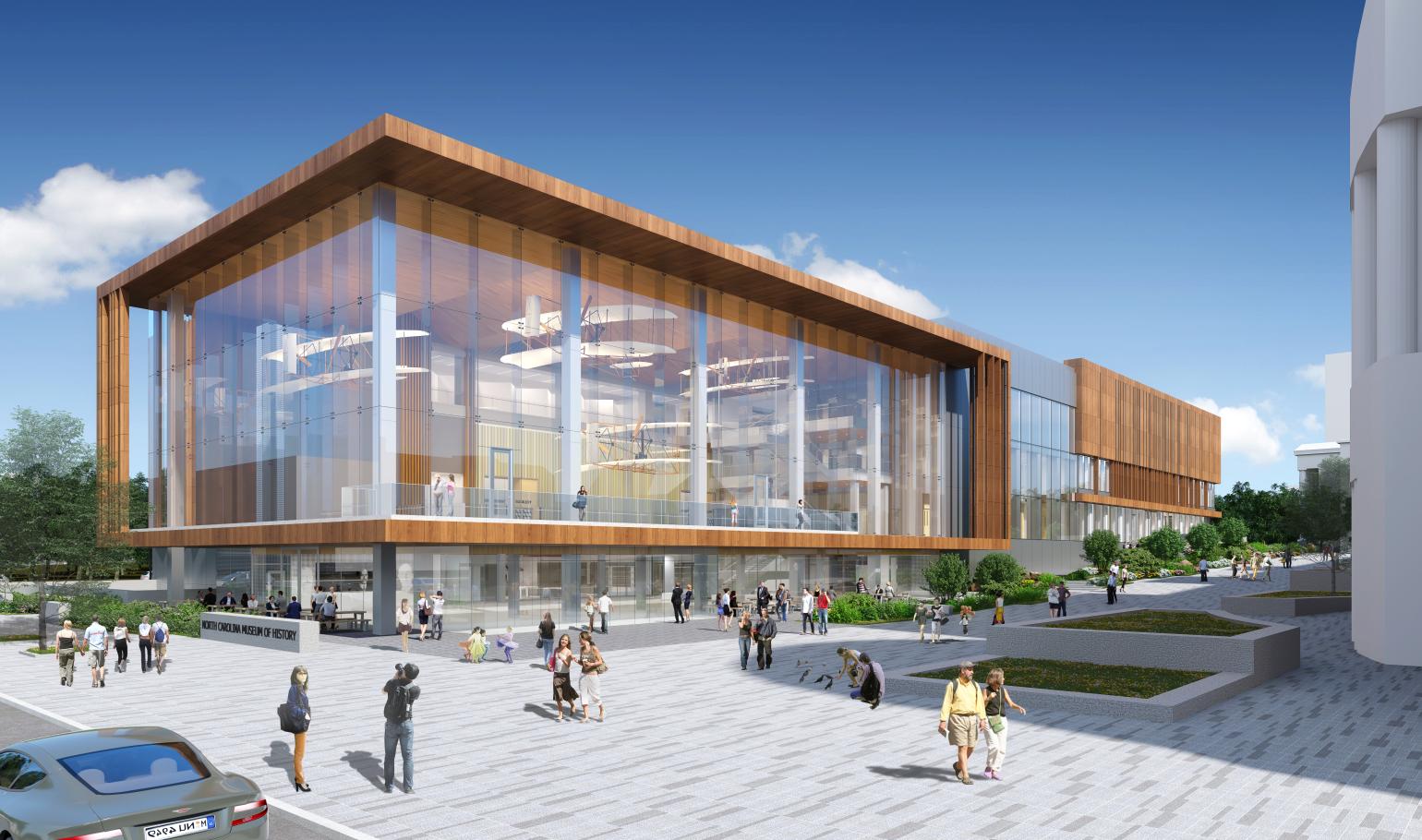 Artist rendering of the updated NC Museum of History