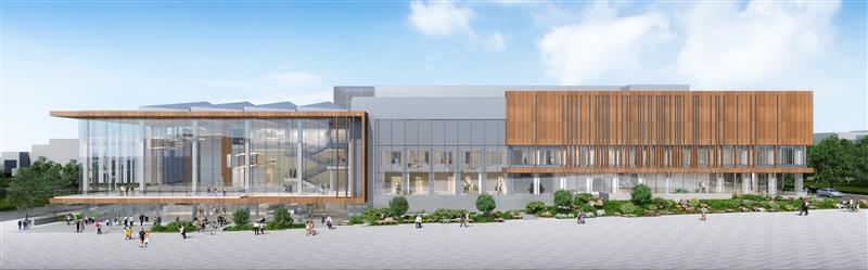 Full render of new museum building