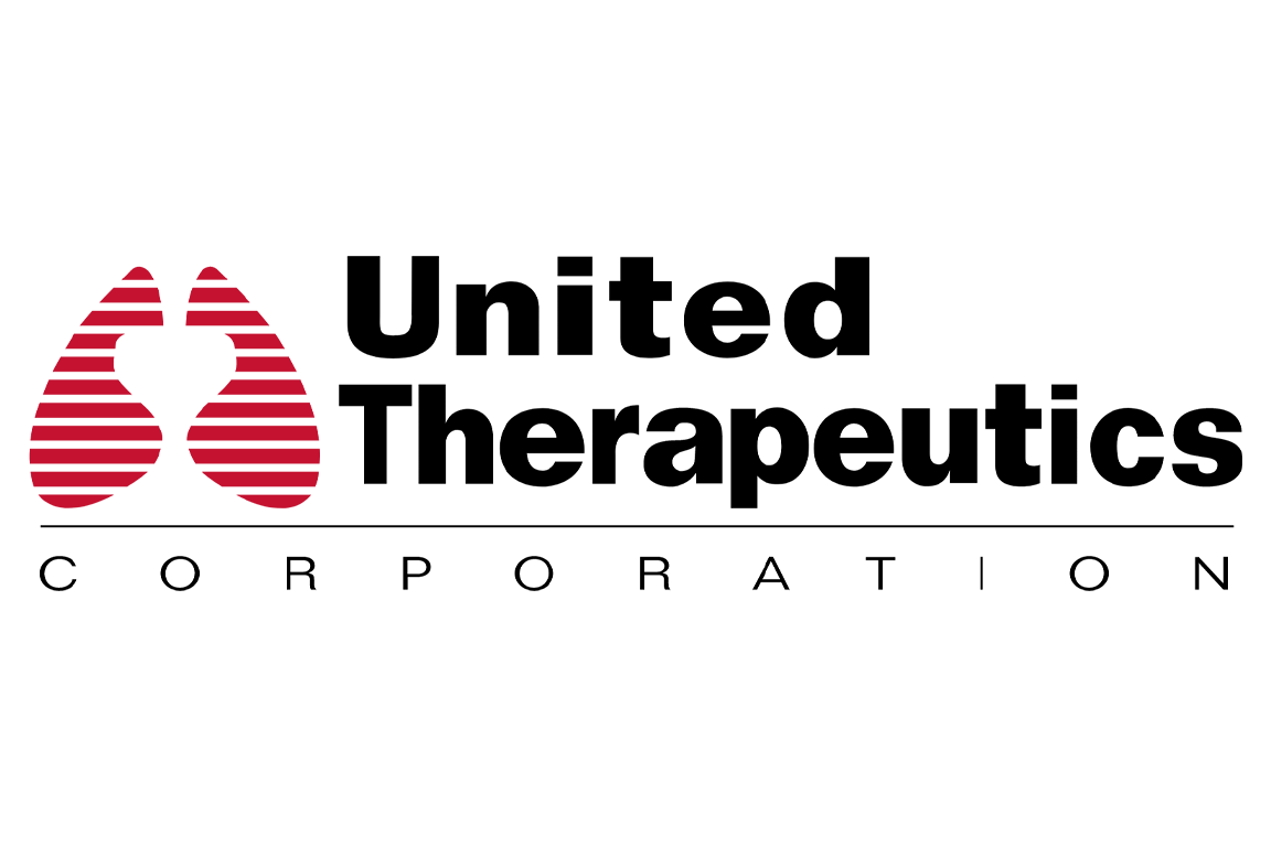United Therapeutics Logo with decorative lungs image