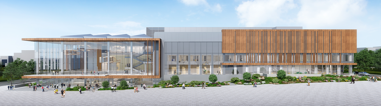 Exterior of the NC Museum of History rendering
