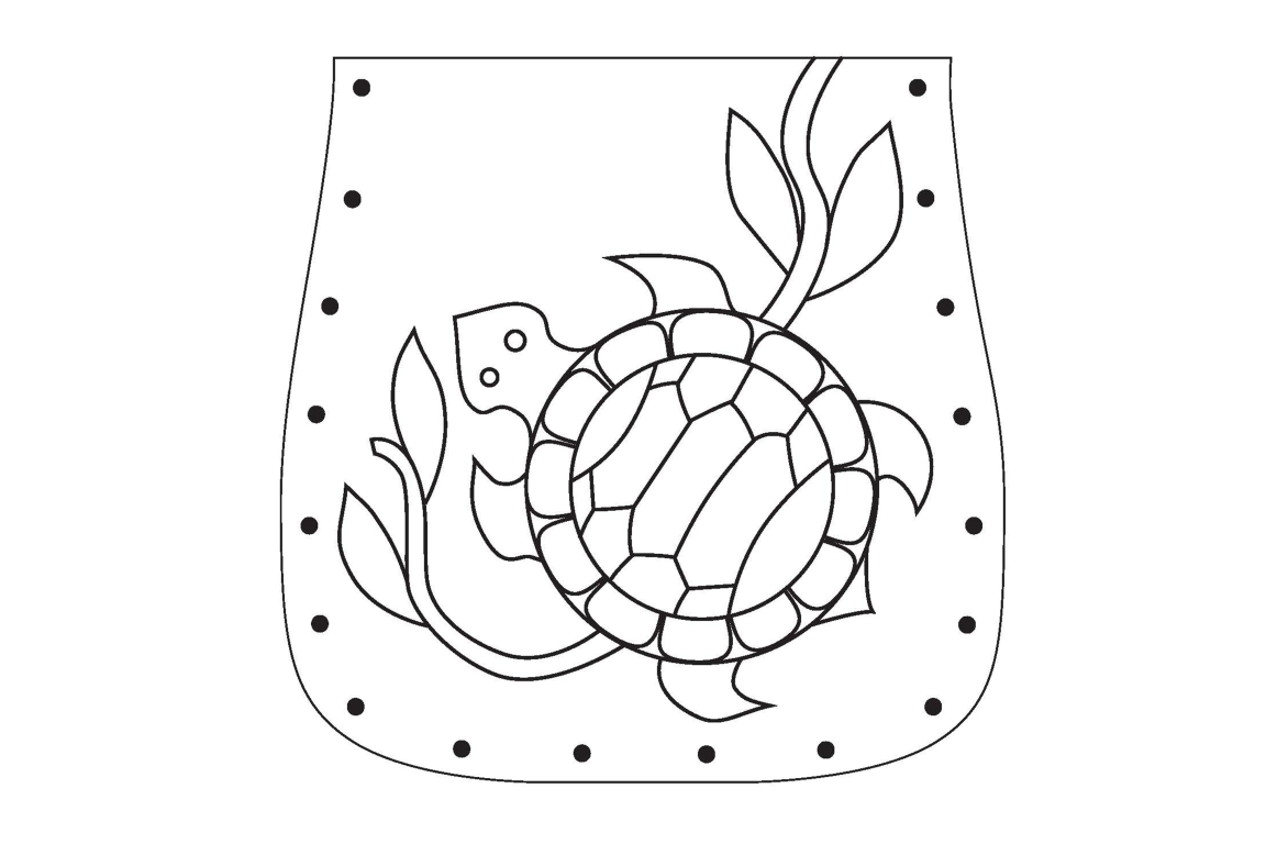 Turtle Pouch Illustration