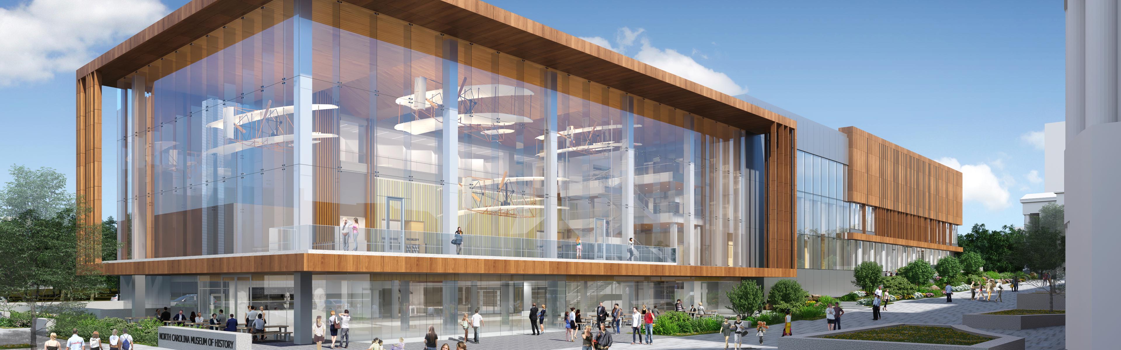 Artist rendering of the updated NC Museum of History
