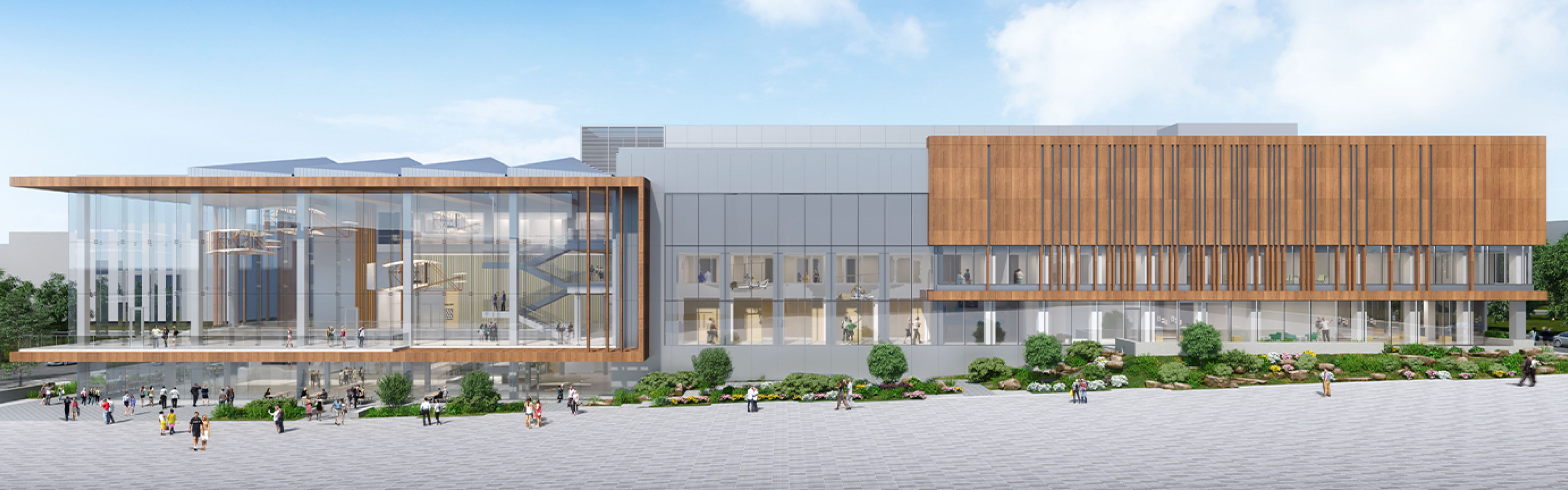 Exterior of the NC Museum of History rendering