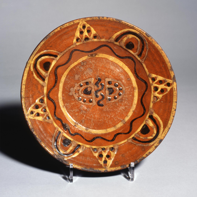 Earthenware Multicolor Plate