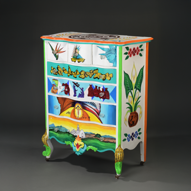 Hand-Painted Chest of Drawers Image