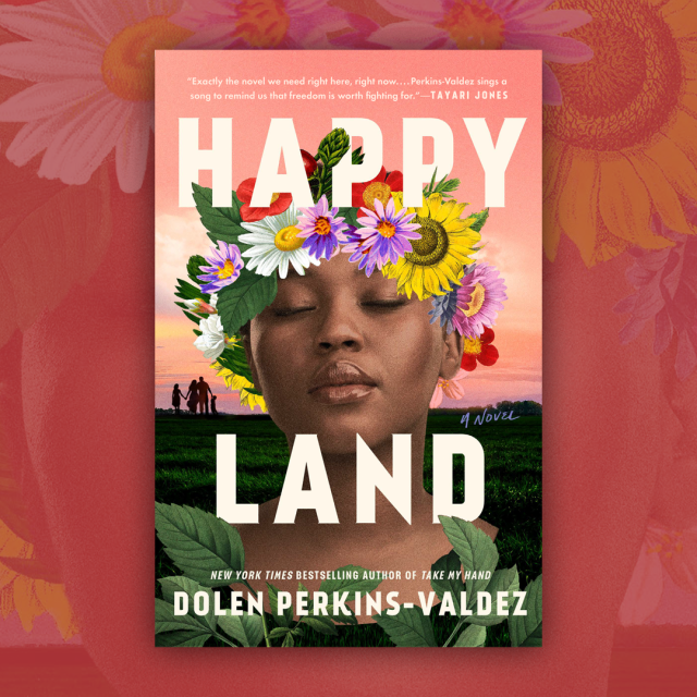 Cover artwork displays a young black woman in a headdress of flowers. Her eyes are closed.