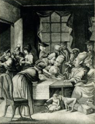 Penelope Barker led the effort to write resolves boycotting British goods in October 1774