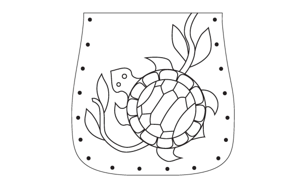 Turtle Pouch Illustration