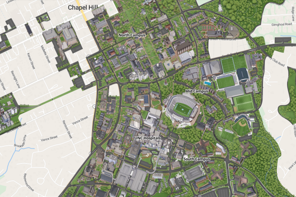 UNC Parking Graphic