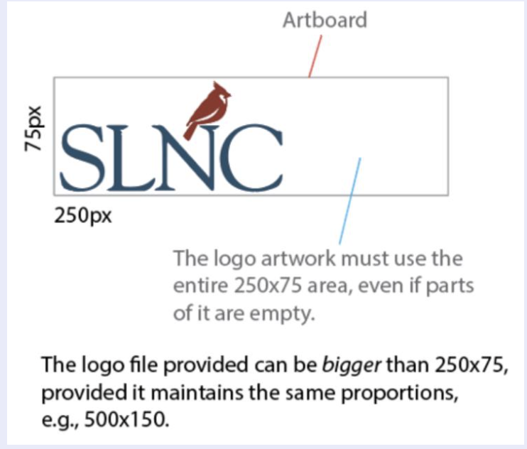How to provide a logo file.