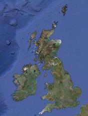 Graphic of a butterfly hovering next to a map of the UK