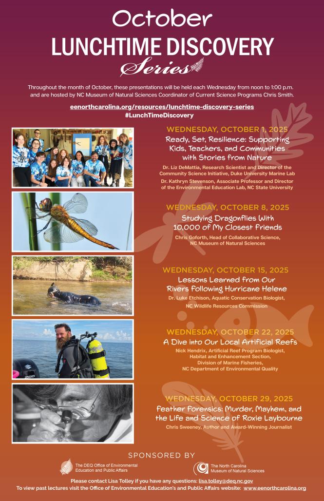 Graphic for Ready, Set Resilience talk on Oct 1 at noon