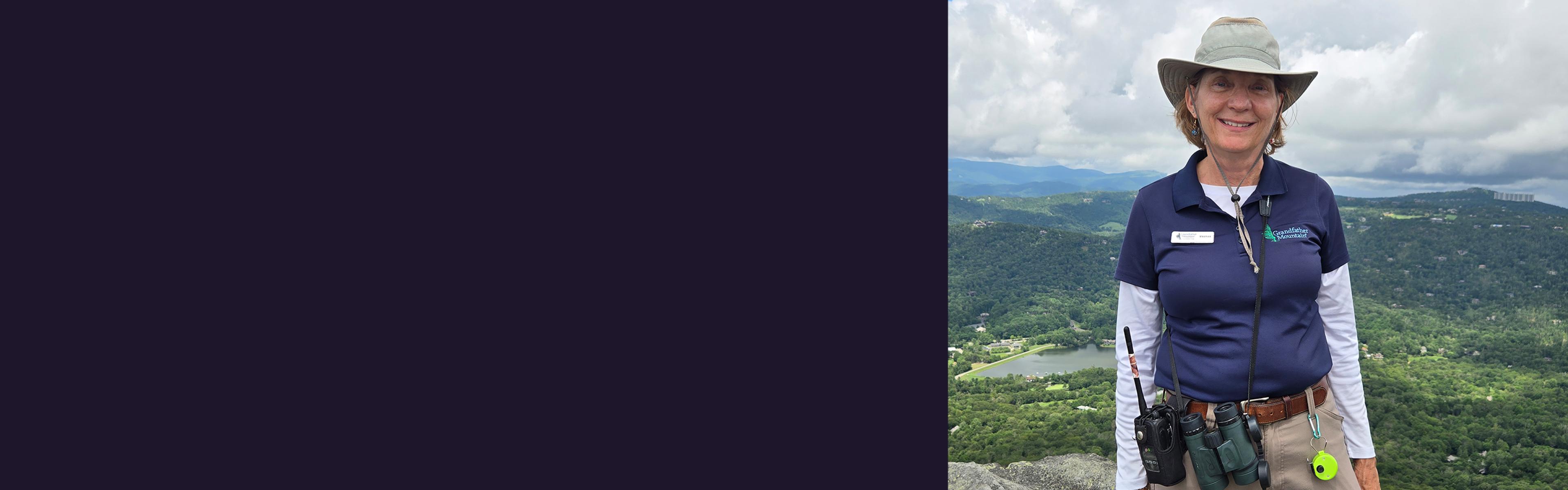 Trish Reed in the mountains