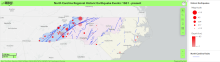North Carolina Regional Historic Earthquake Events: 1861 - present