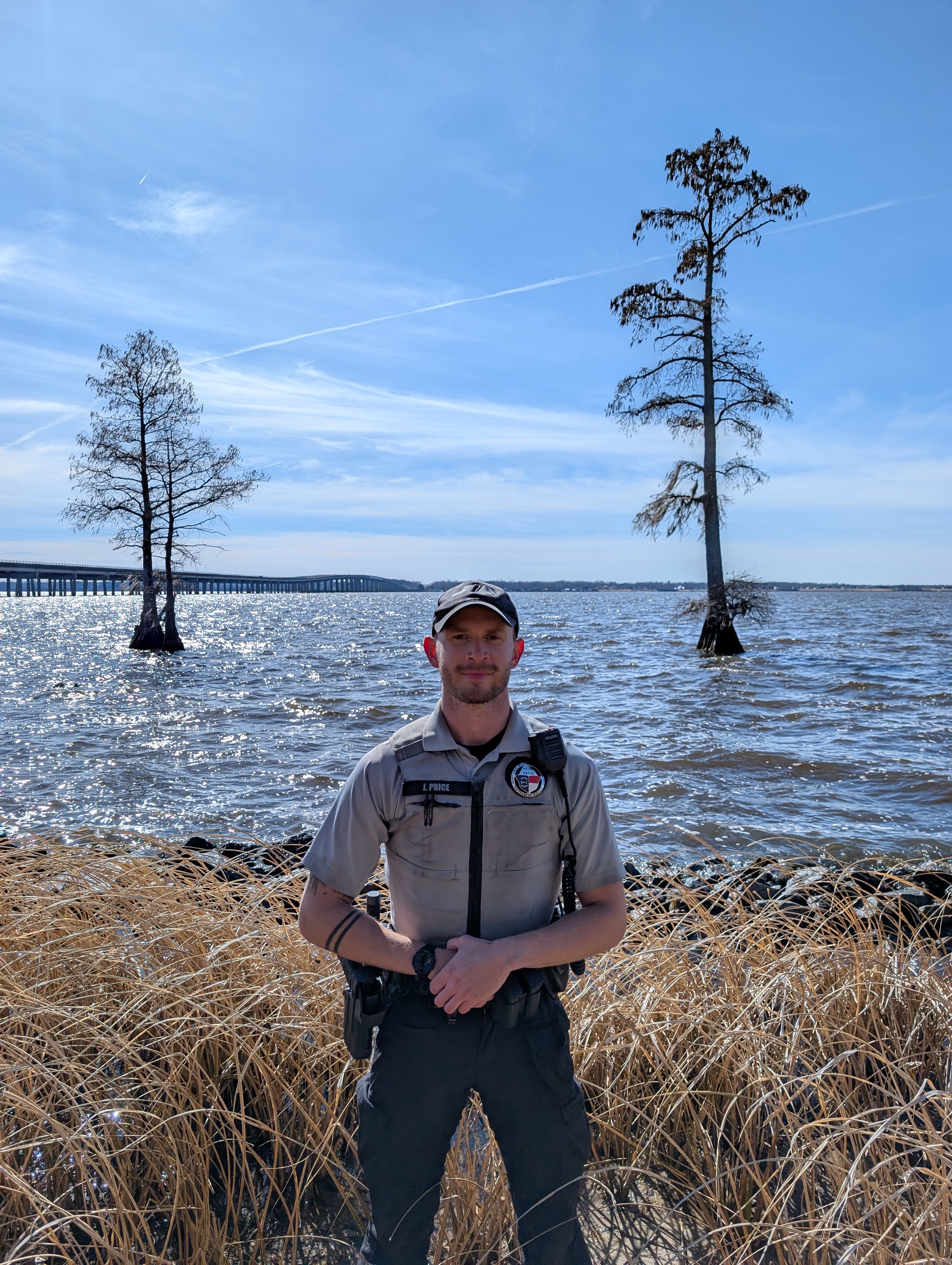 Photo of Marine Patrol Officer Jonathan Price, who is this year’s Marine Patrol Officer of the Year.