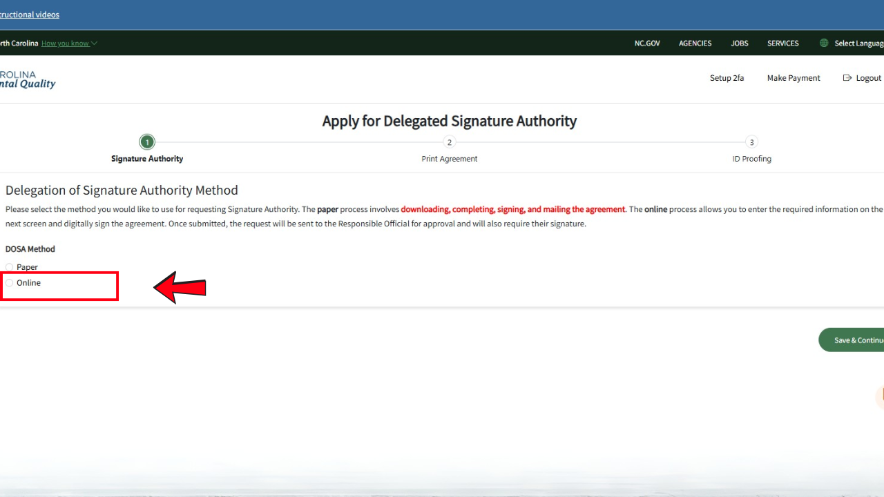 A screenshot of the DOSA method