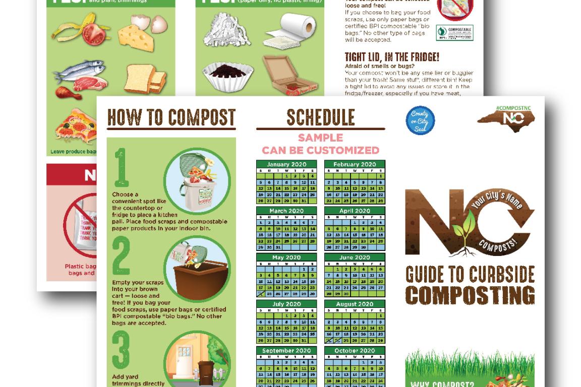How to manage compostables, what to include, and collection schedule for curbside program