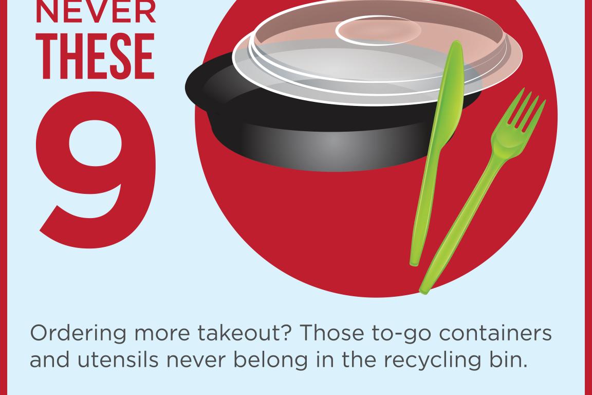 Never to-go containers