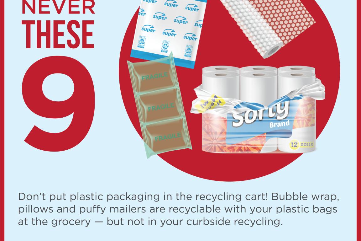 Never plastic packaging