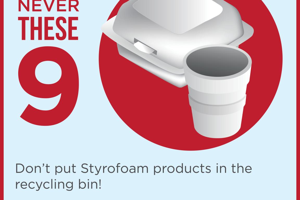 Never Styrofoam
