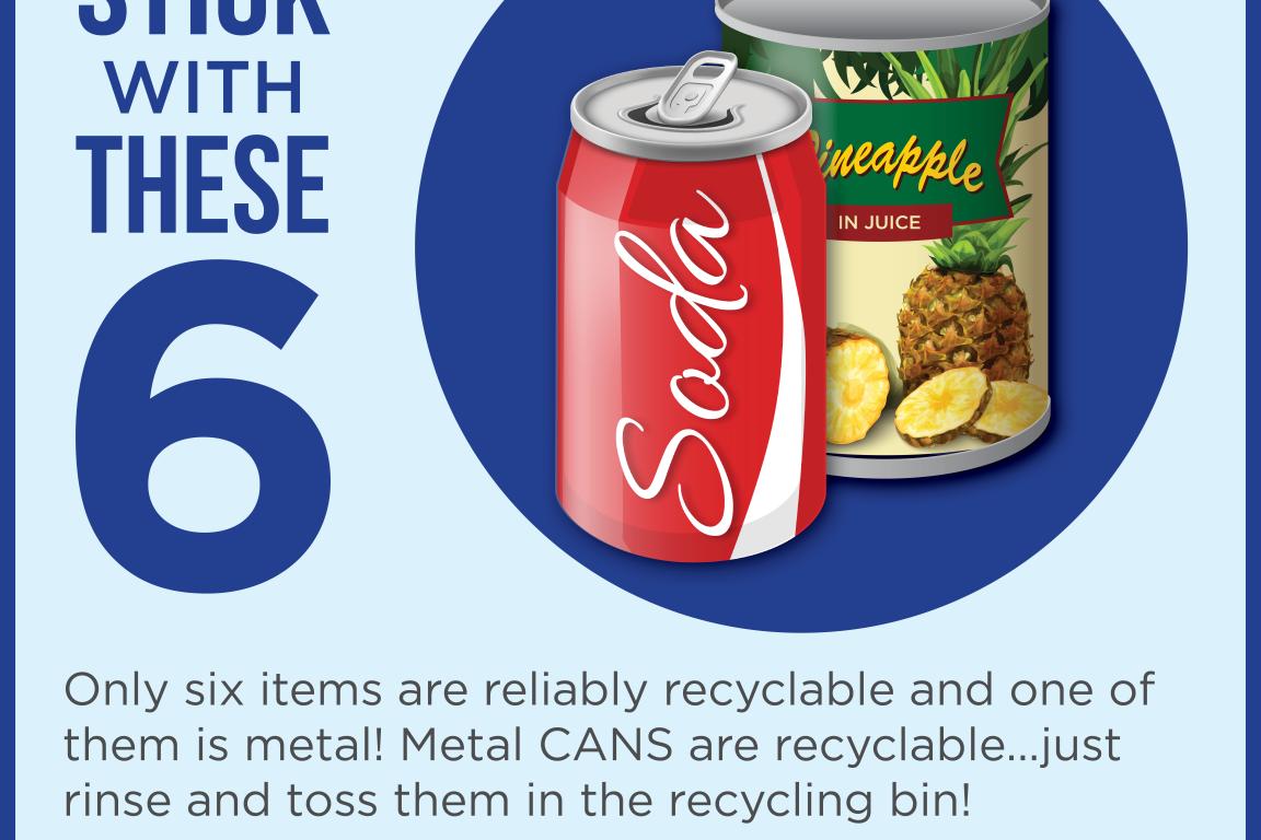 Stick with metal cans