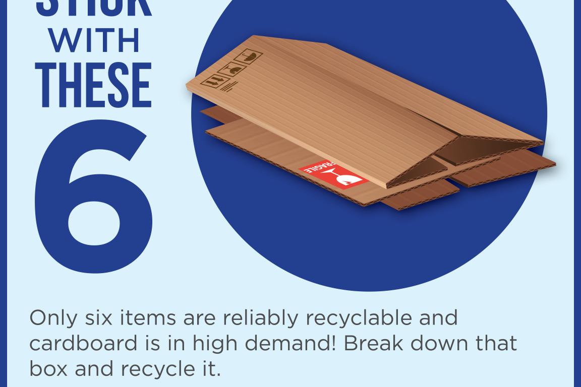 Stick with cardboard