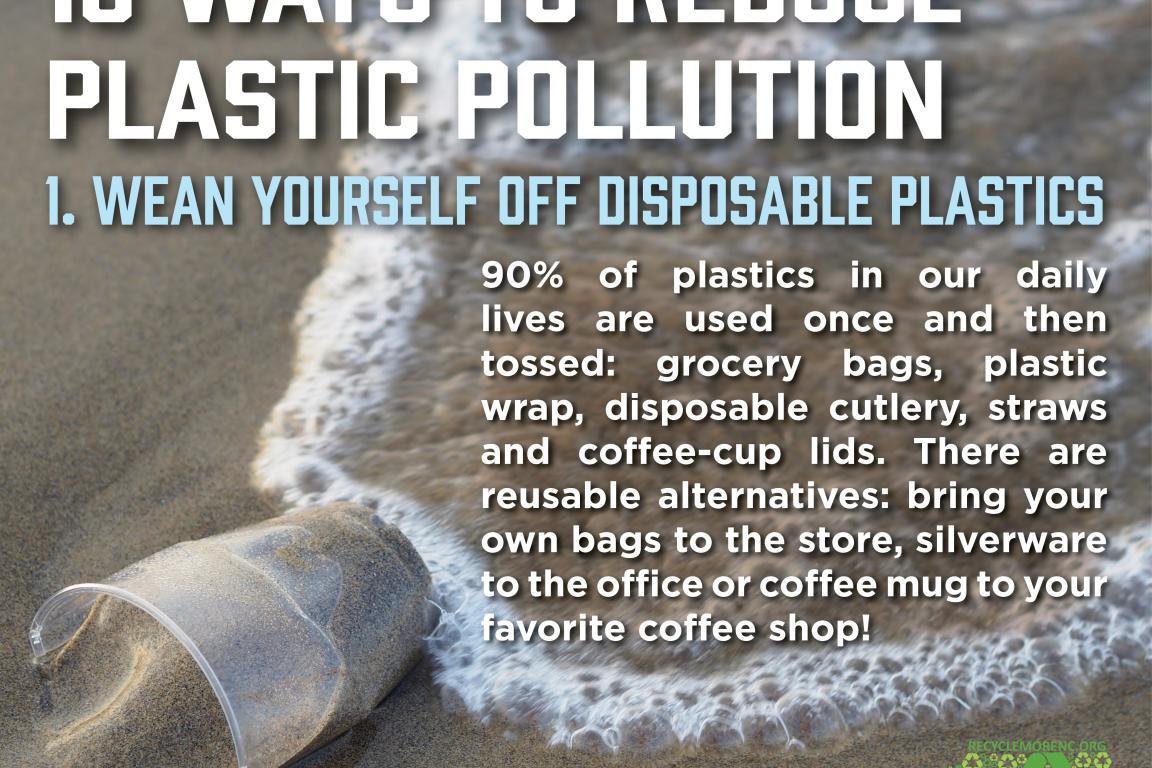 10 Ways to Reduce Plastic Pollution: 1. Wean Yourself Off Disposable Plastics