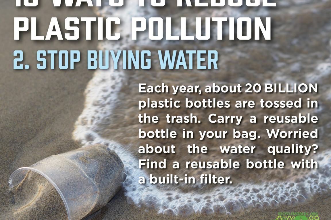 10 Ways to Reduce Plastic Pollution: 2. Stop Buying Water