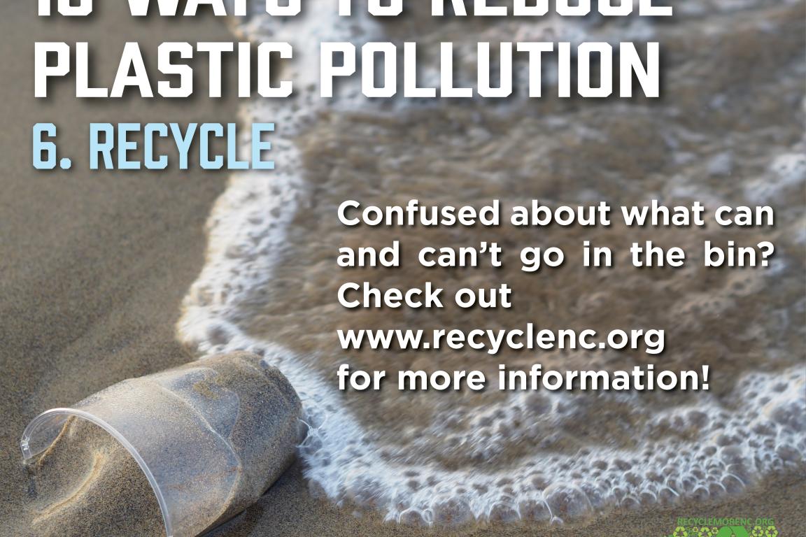 10 Ways to Reduce Plastic Pollution: 6. Recycle