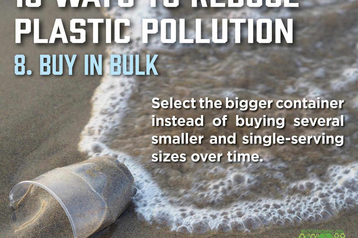 10 Ways to Reduce Plastic Pollution: 8. Buy in Bulk