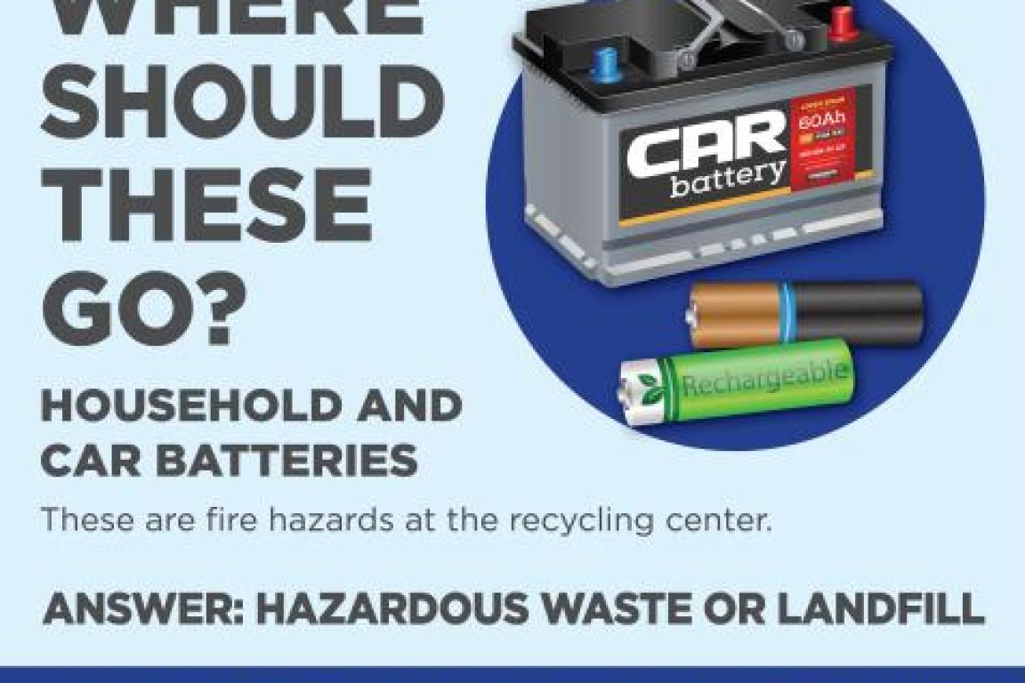 Household and car batteries