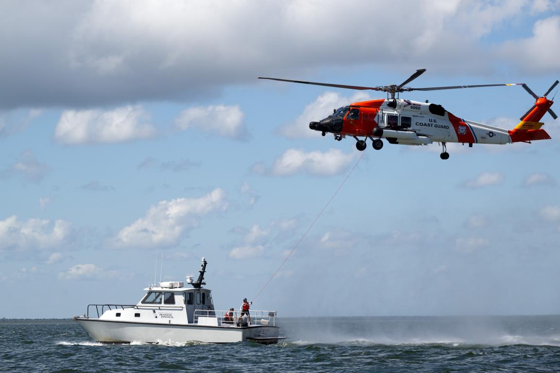 Helicopter Ops Training with the Coast Guard