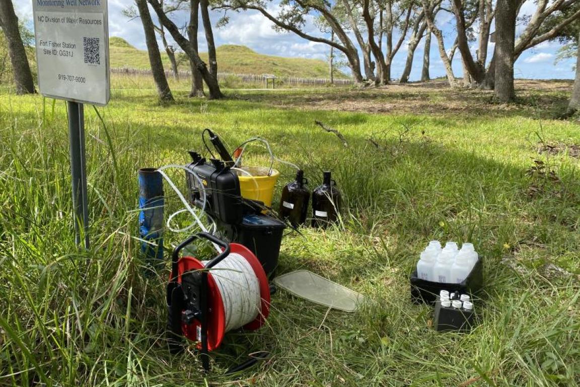 Ambient groundwater quality monitoring article card - fort fisher