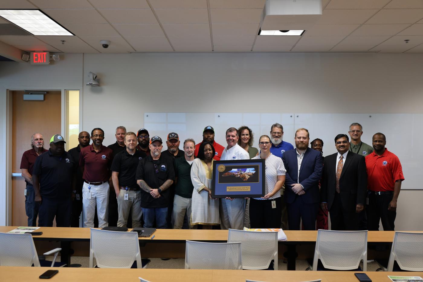 Members of NC DEQ DEACS and Mecklenburg County Solid Waste 