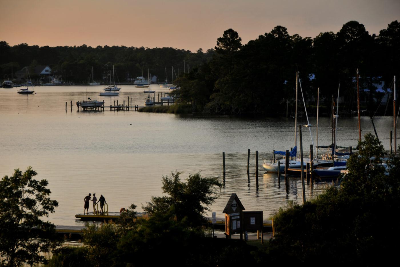 pamlico sound sunset