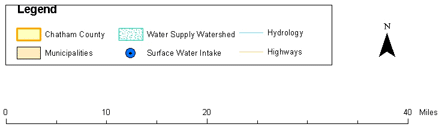 Chatham County Map Legend