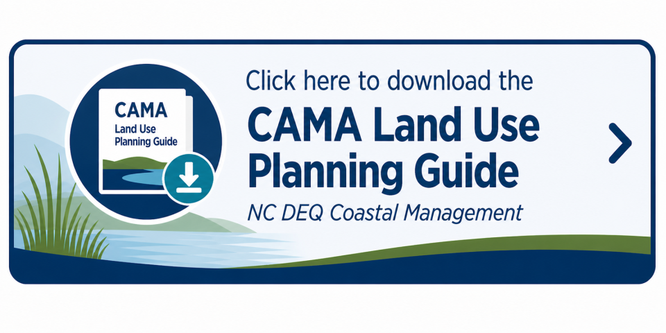 Click on this image to access the NC DEQ CAMA Land Use Planning Guide