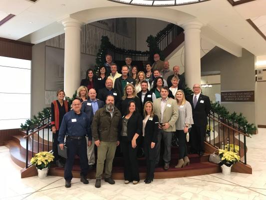 Photo of attendees at Carolinas' Recycling Industry Year-End Event 