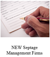 New Septage Management Firms