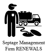Septage Management Firm Renewals