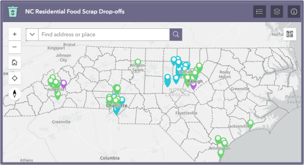 screenshot of map