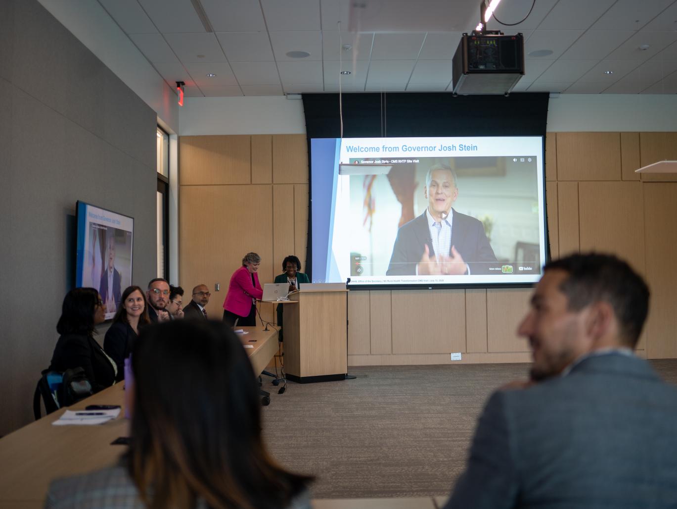 Governor Stein speaks to federal CMS leadership