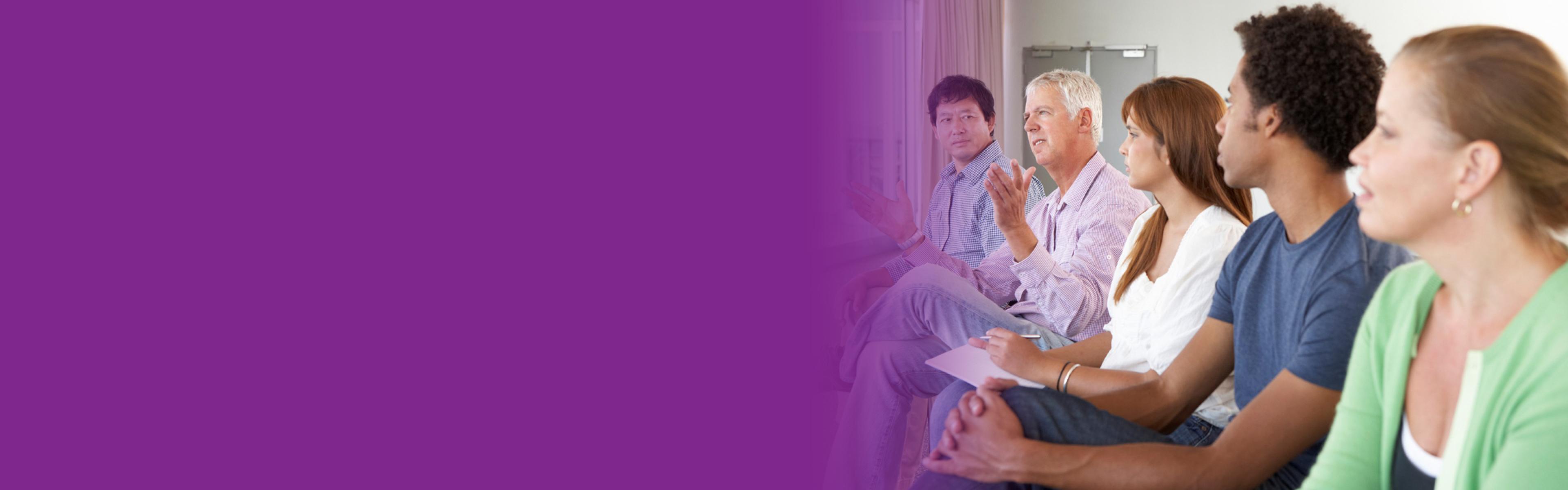 People in a meeting.